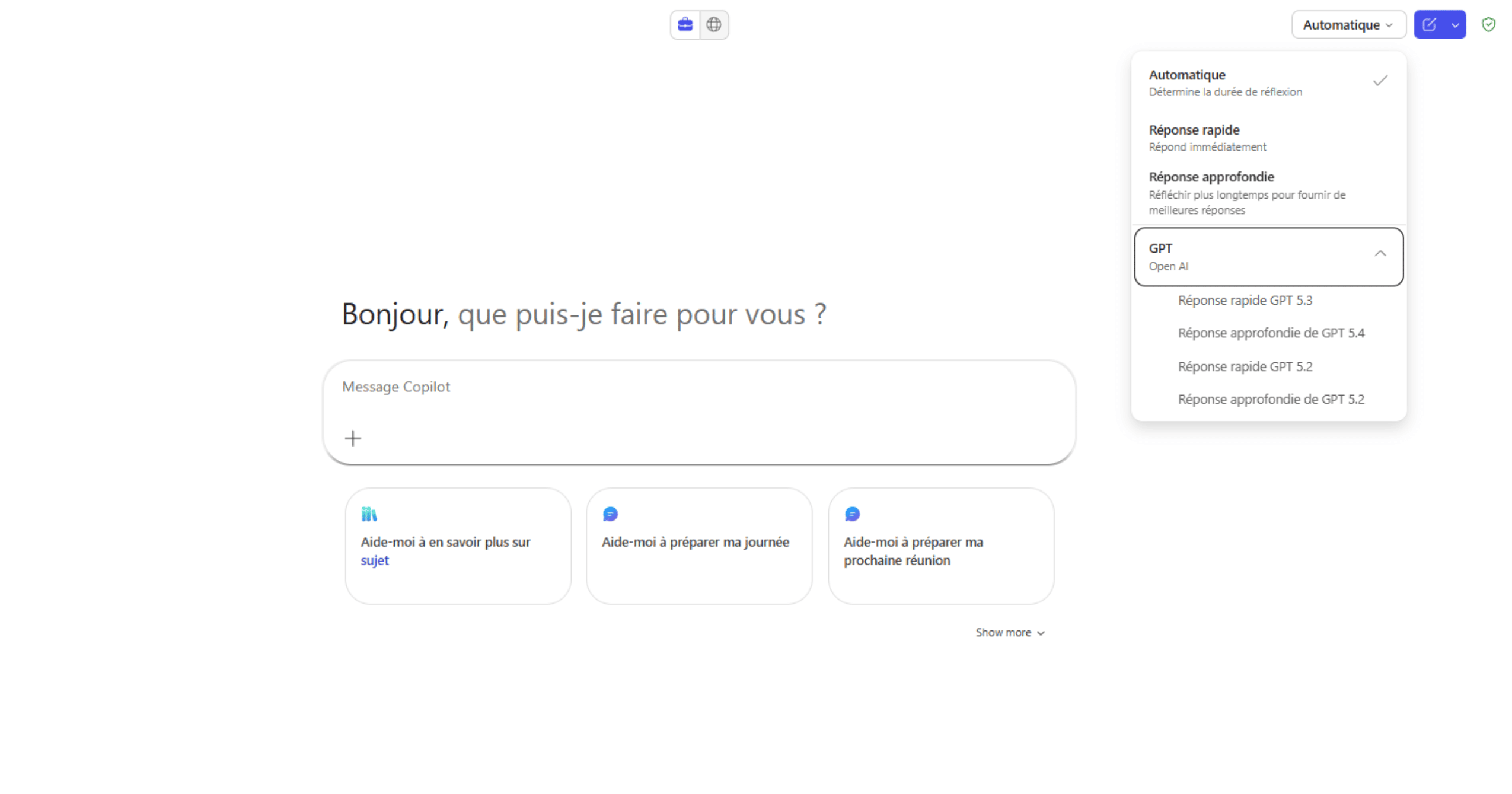 Lire la suite à propos de l’article Copilot évolue avec l’arrivée de GPT‑5.3 et GPT‑5.4